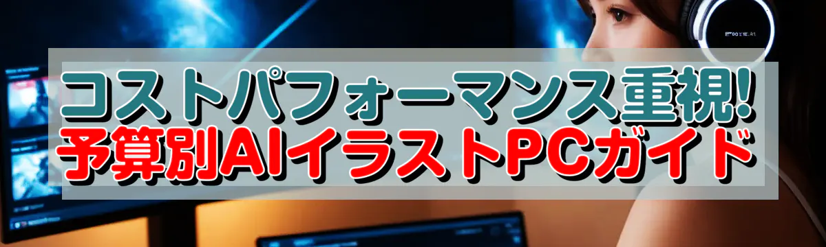 コストパフォーマンス重視! 予算別AIイラストPCガイド