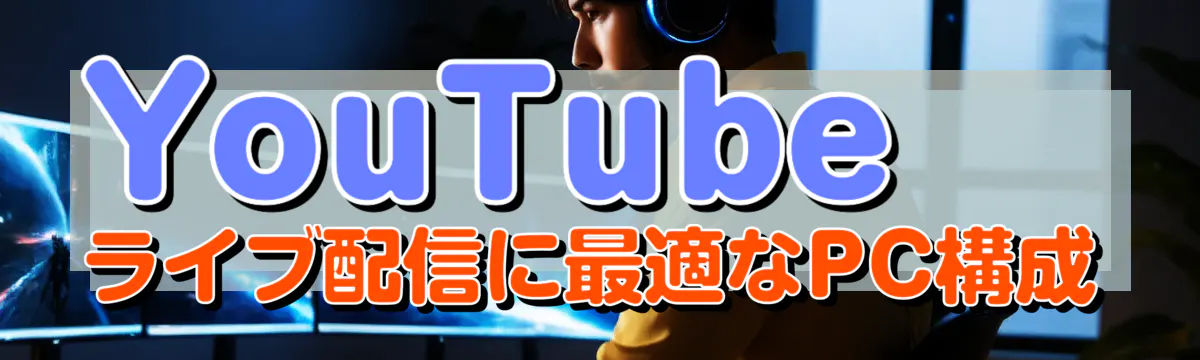 YouTubeライブ配信に最適なPC構成