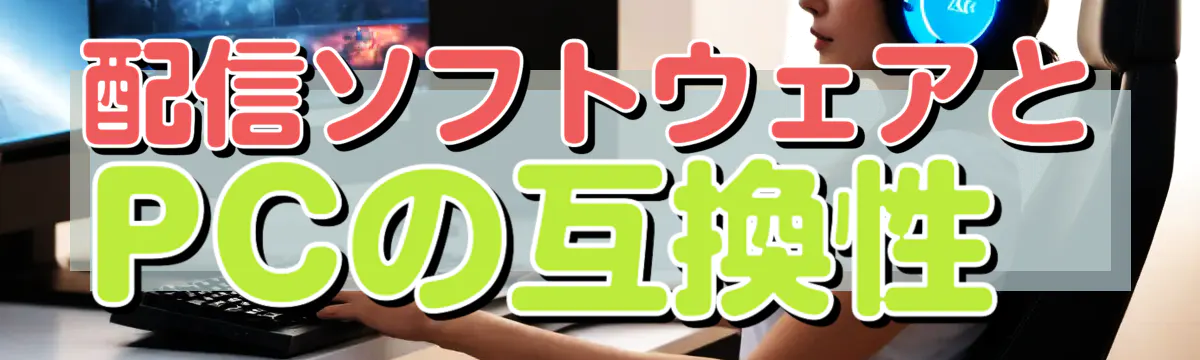 配信ソフトウェアとPCの互換性