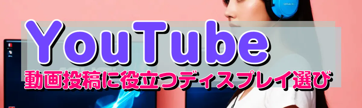 YouTube動画投稿に役立つディスプレイ選び
