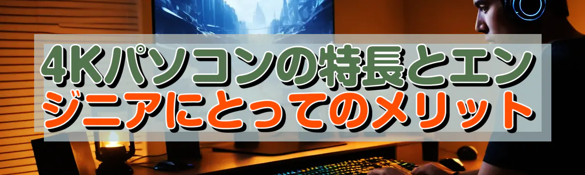 4Kパソコンの特長とエンジニアにとってのメリット
