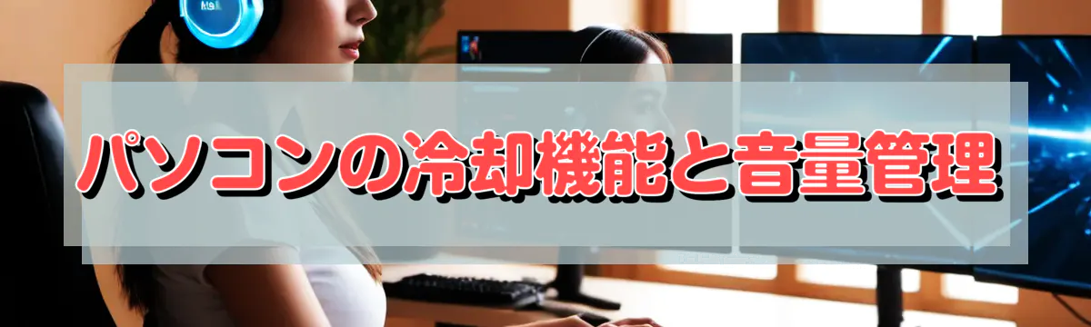 パソコンの冷却機能と音量管理