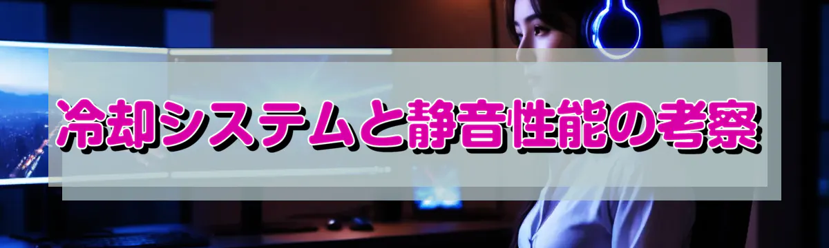 冷却システムと静音性能の考察