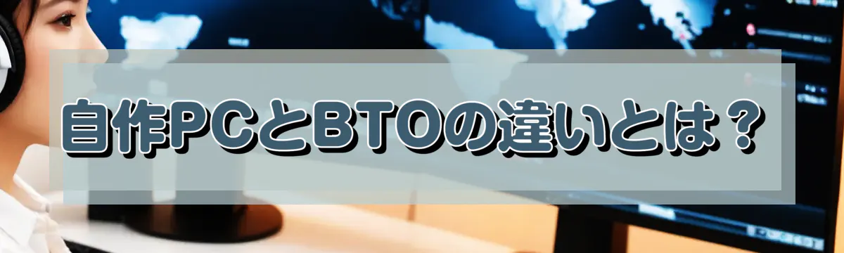 自作PCとBTOの違いとは?
