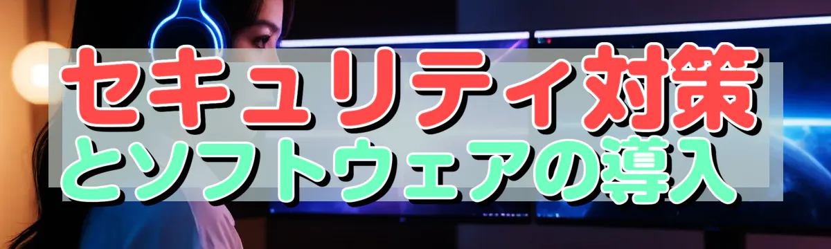 セキュリティ対策とソフトウェアの導入