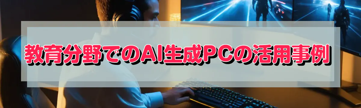 教育分野でのAI生成PCの活用事例