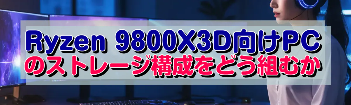 Ryzen&nbsp;9800X3D向けPCのストレージ構成をどう組むか