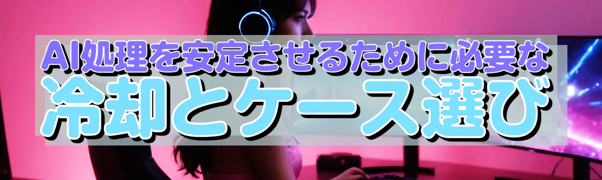AI処理を安定させるために必要な冷却とケース選び