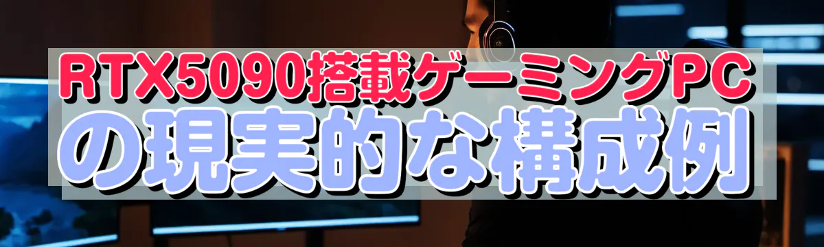 RTX5090搭載ゲーミングPCの現実的な構成例