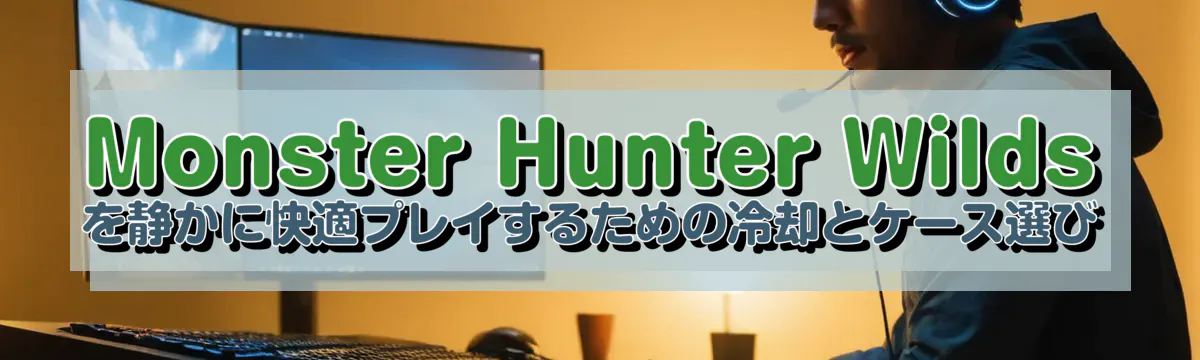Monster Hunter Wilds を静かに快適プレイするための冷却とケース選び