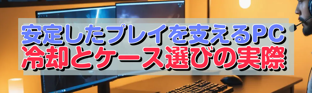 安定したプレイを支えるPC冷却とケース選びの実際