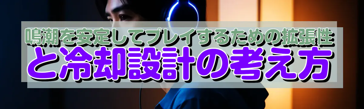鳴潮を安定してプレイするための拡張性と冷却設計の考え方