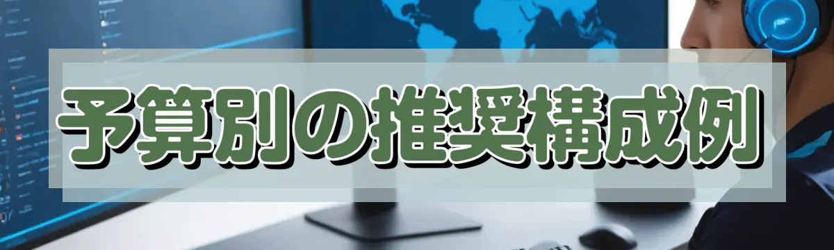 予算別の推奨構成例