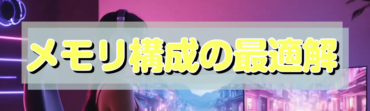 メモリ構成の最適解