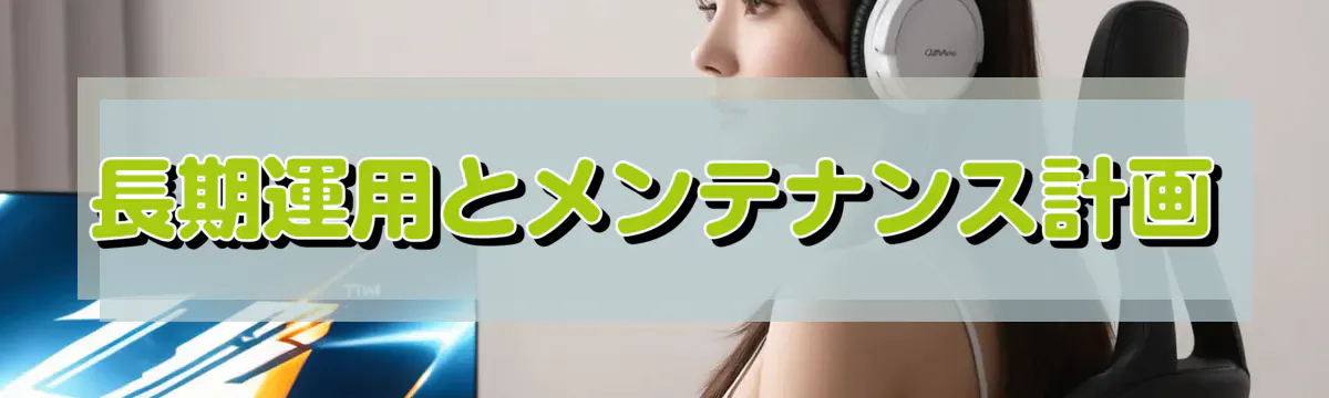 長期運用とメンテナンス計画