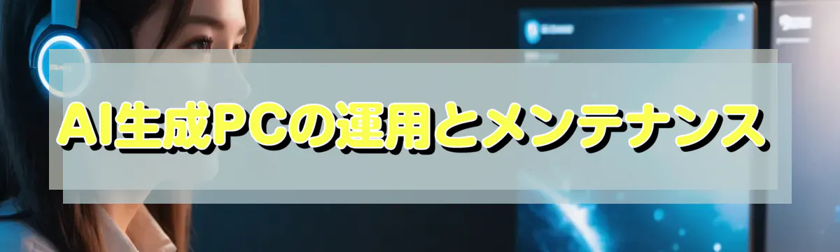 AI生成PCの運用とメンテナンス