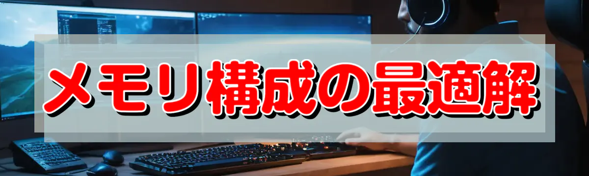 メモリ構成の最適解