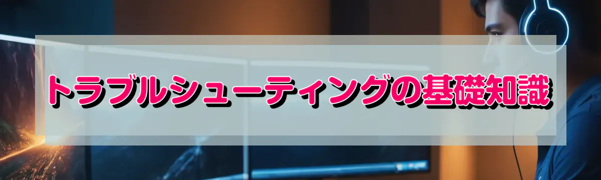 トラブルシューティングの基礎知識