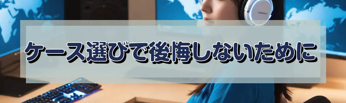 ケース選びで後悔しないために