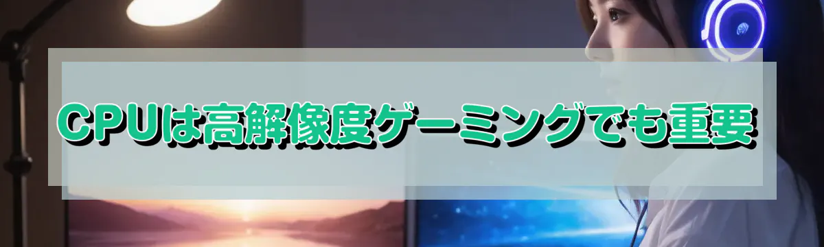 CPUは高解像度ゲーミングでも重要