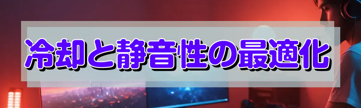 冷却と静音性の最適化
