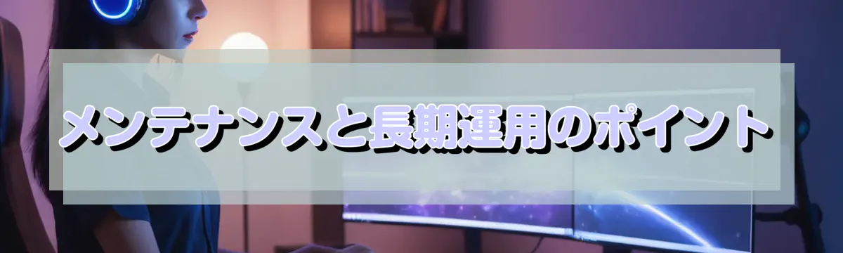 メンテナンスと長期運用のポイント