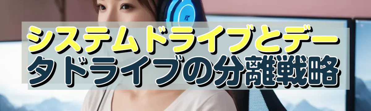 システムドライブとデータドライブの分離戦略