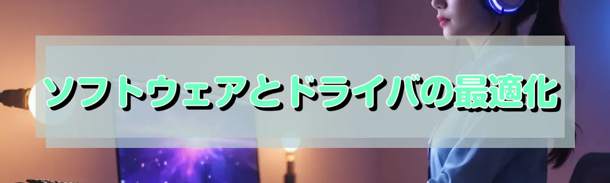 ソフトウェアとドライバの最適化