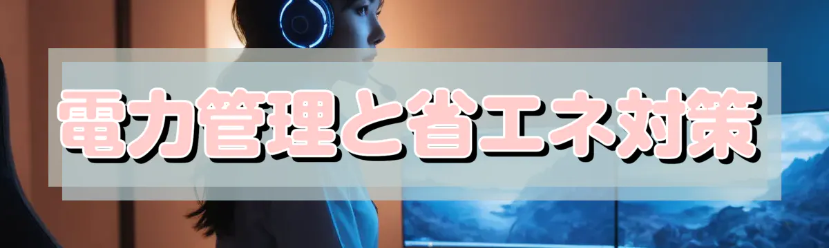 電力管理と省エネ対策