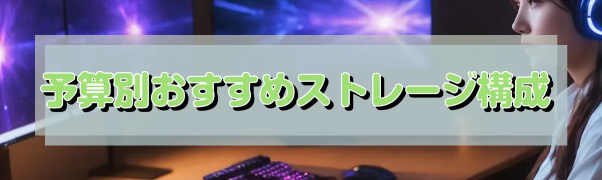 予算別おすすめストレージ構成