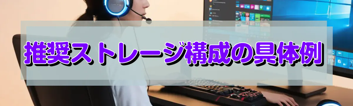 推奨ストレージ構成の具体例