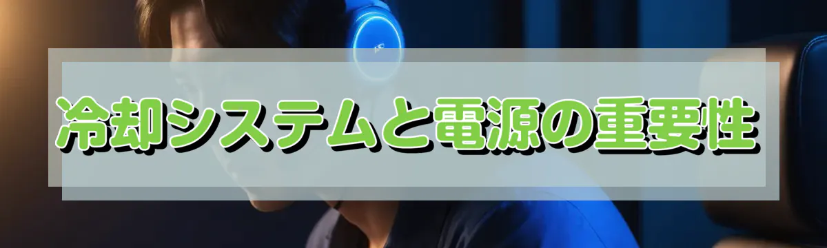 冷却システムと電源の重要性