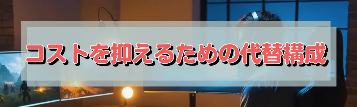 コストを抑えるための代替構成