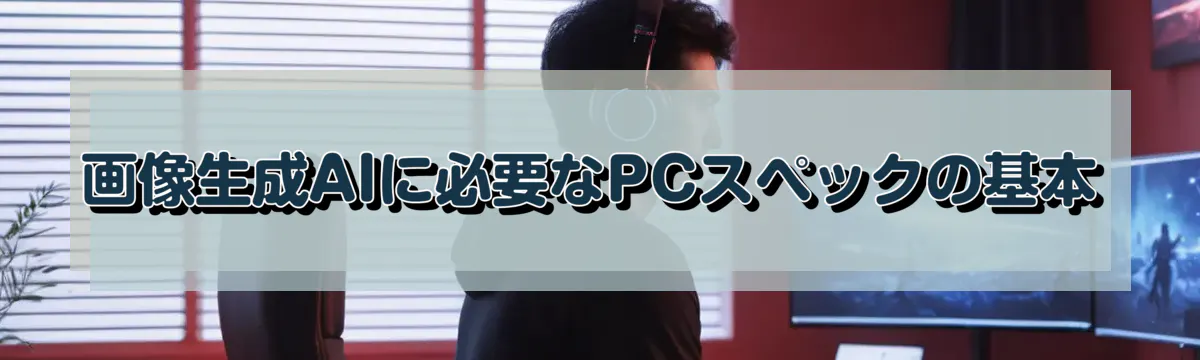 画像生成AIに必要なPCスペックの基本