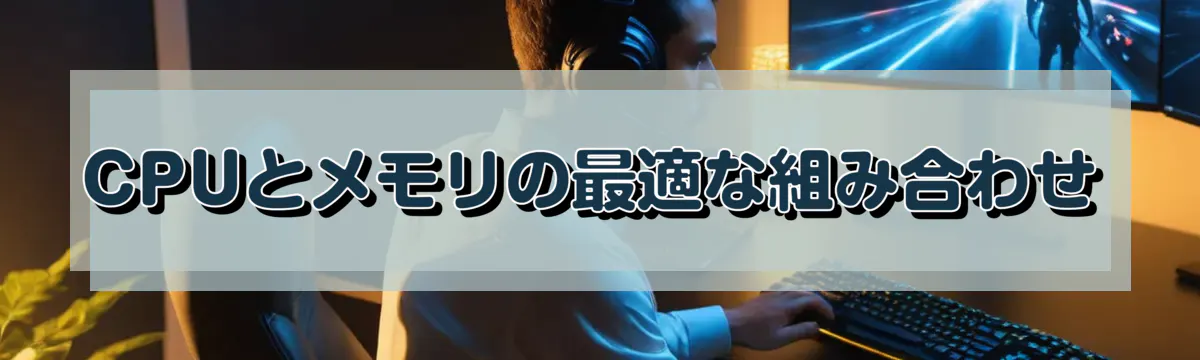 CPUとメモリの最適な組み合わせ
