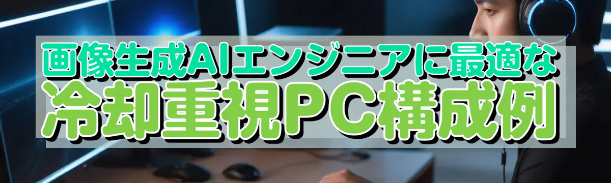 画像生成AIエンジニアに最適な冷却重視PC構成例