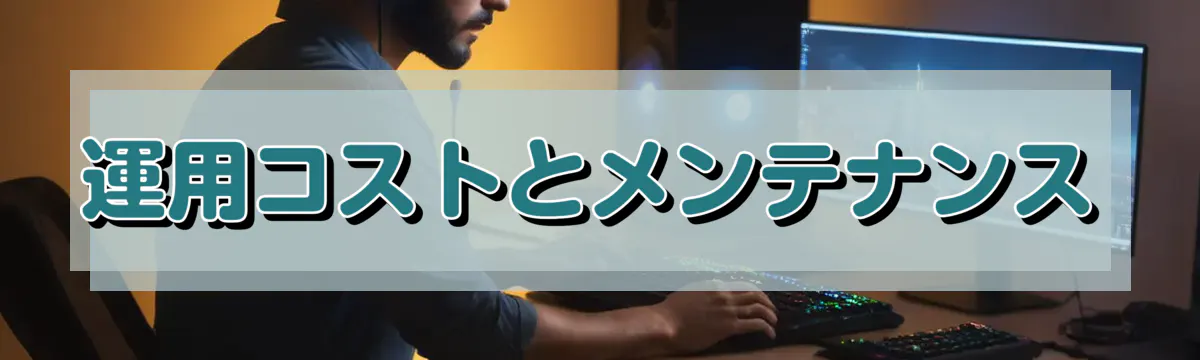 運用コストとメンテナンス