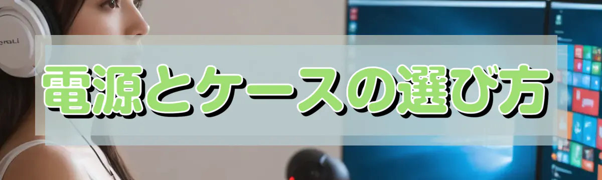 電源とケースの選び方