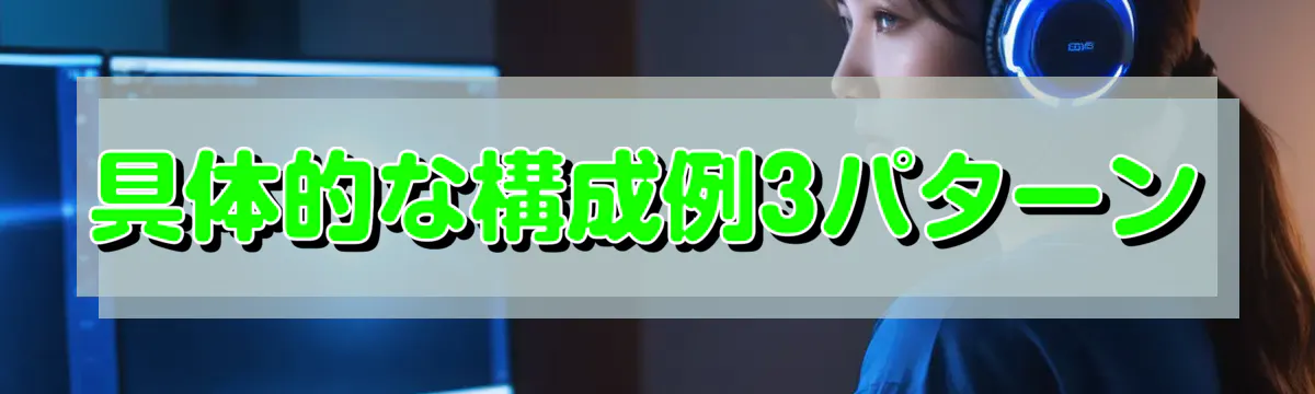 具体的な構成例3パターン
