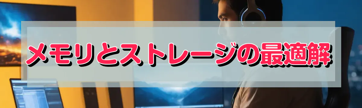 メモリとストレージの最適解