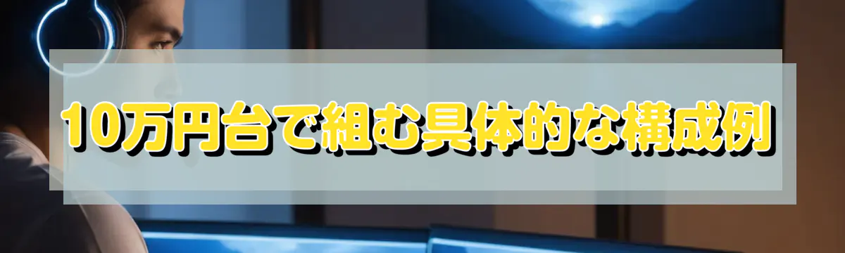 10万円台で組む具体的な構成例
