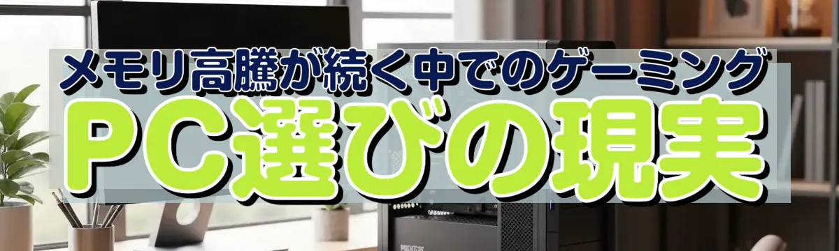 メモリ高騰が続く中でのゲーミングPC選びの現実