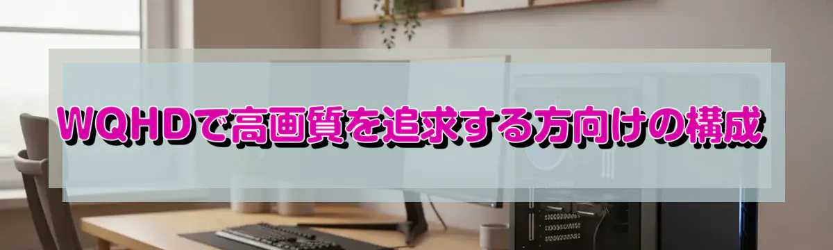 WQHDで高画質を追求する方向けの構成