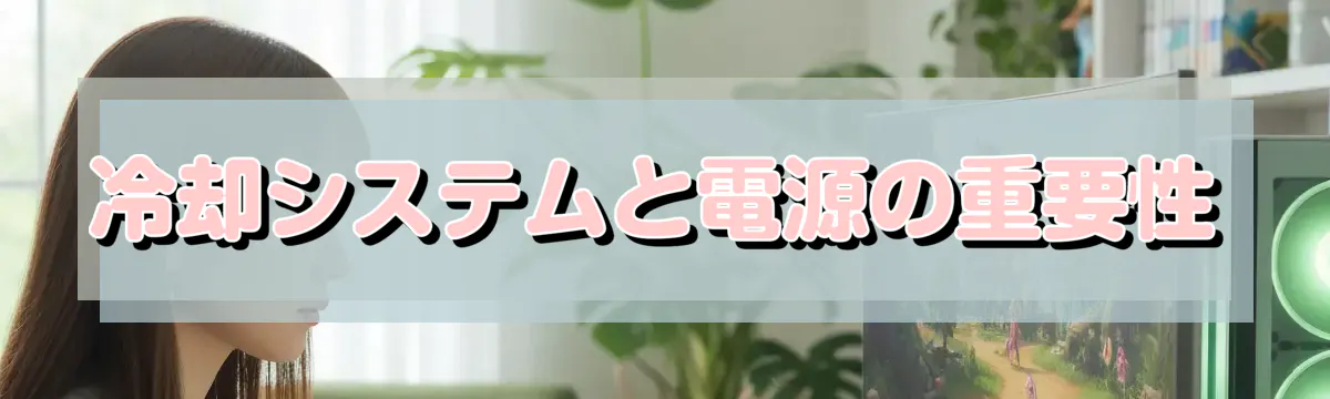 冷却システムと電源の重要性