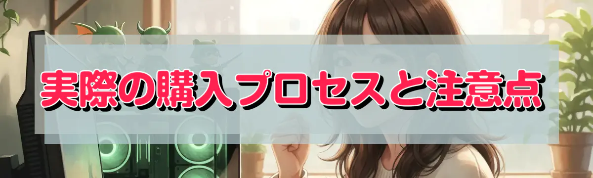 実際の購入プロセスと注意点