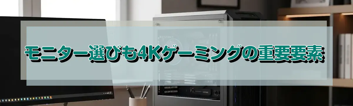 モニター選びも4Kゲーミングの重要要素