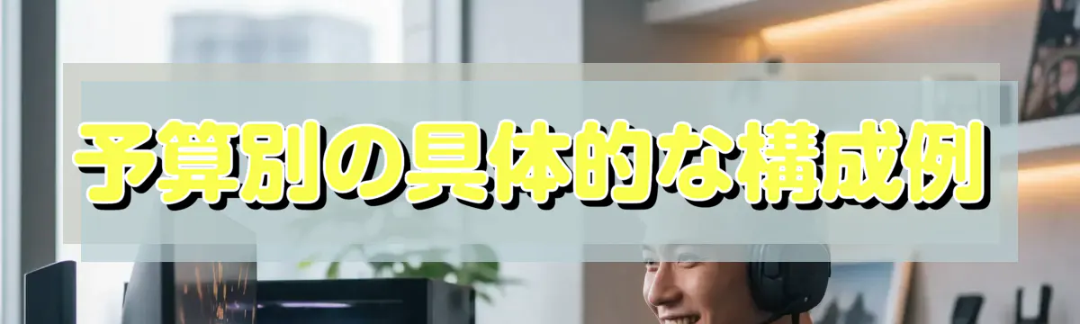 予算別の具体的な構成例