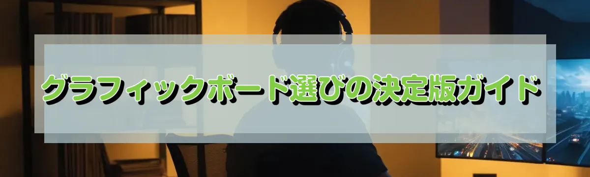 グラフィックボード選びの決定版ガイド