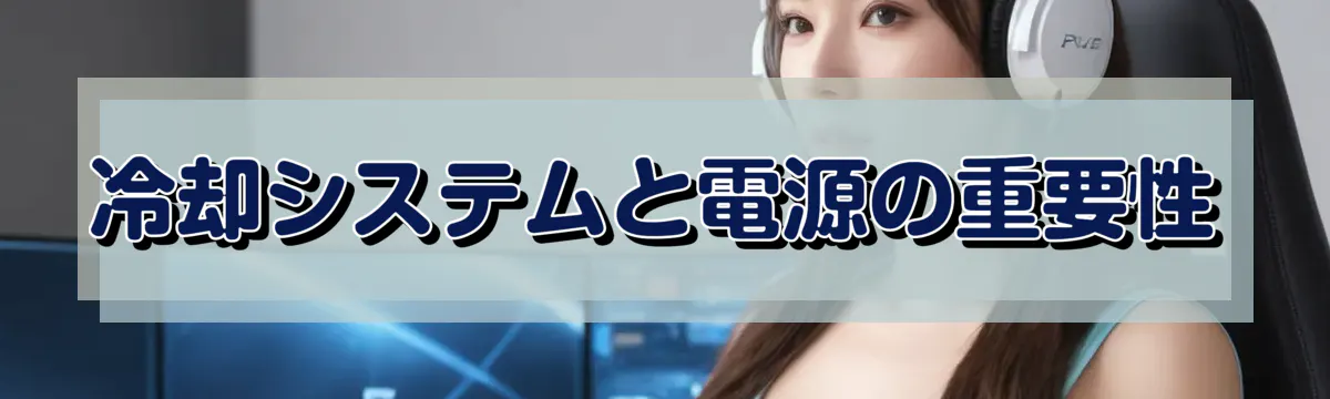 冷却システムと電源の重要性