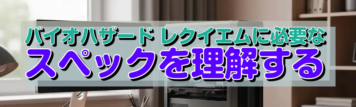 バイオハザード レクイエムに必要なスペックを理解する